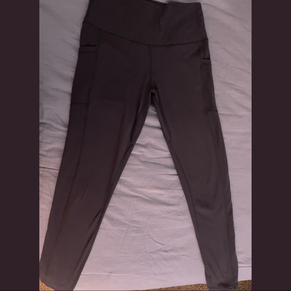 Dark grey leggings 7/8 with pockets